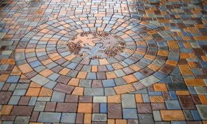 вибролитая тротуарная плитка брук римская мостовая