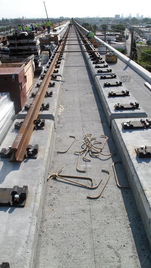 стеклопластиковая арматура при армировании линии метро Майами_2