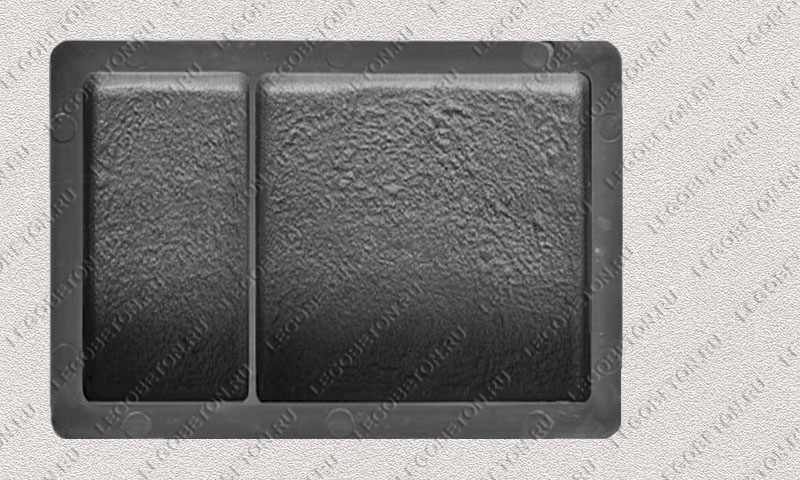 пластиковая форма брук двойной форма для плитки брук двойной