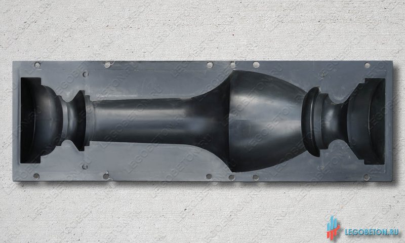 Форма пластиковая Балясина-1 (700x165)-03 Форма для отливки Балясина-1 из бетона (70х16.5см) купить в москве