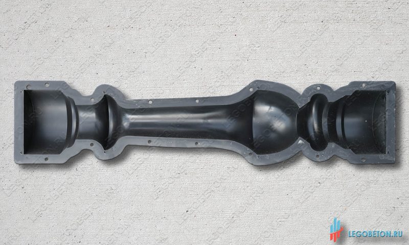 Форма пластиковая Балясина-3 (800x165)-03 Форма для отливки Балясина-3 из бетона (80х16.5см) купить в москве