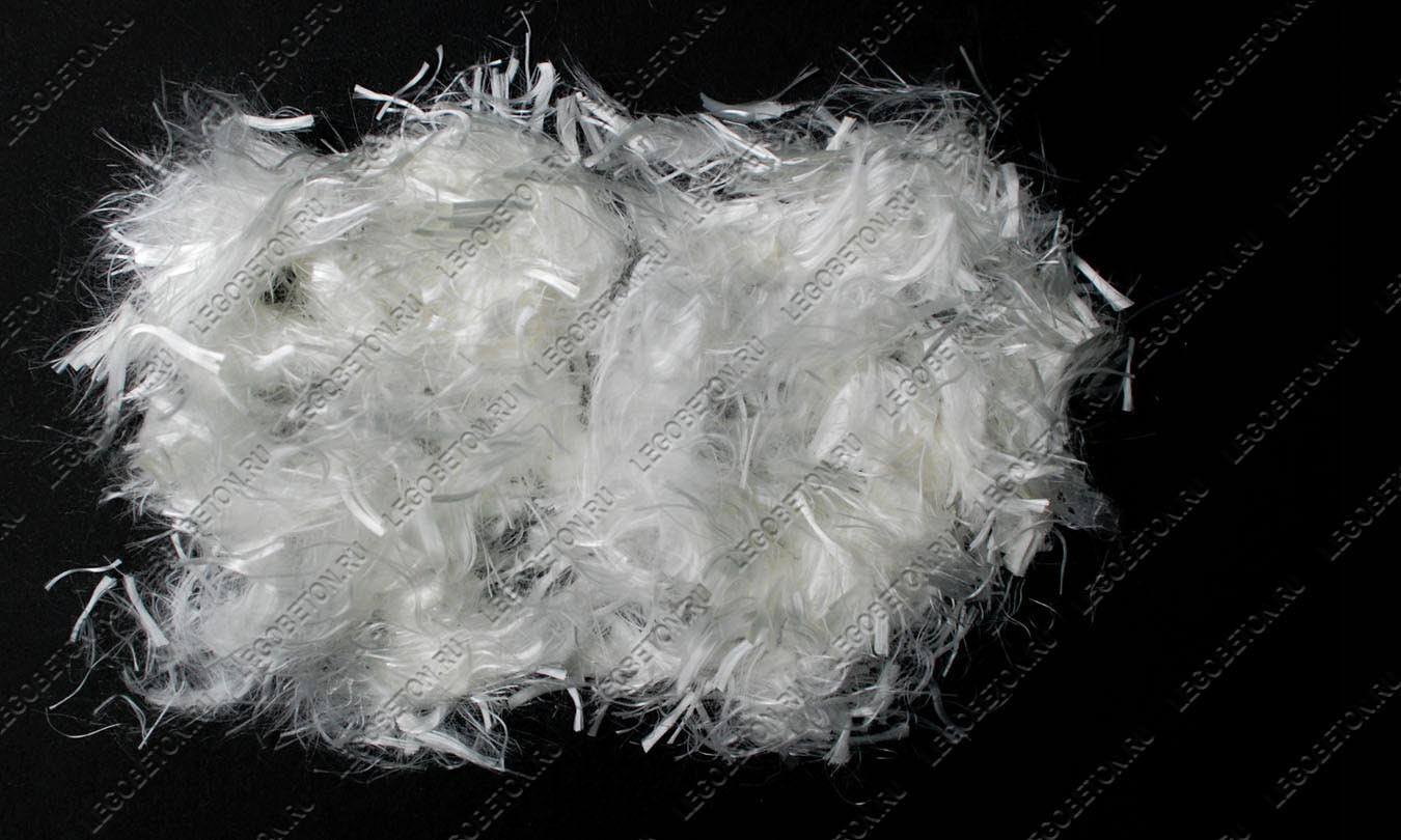 Полиакрилнитрильная фибра,FibARM Fiber WB, 12 мм, текс 033, фибра для бетона, фибра для наливного пола, фибра для тротуарной плитки, фибра для асфальтобетона, ПАН-фибра, фибра для стяжки