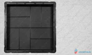 купить пластиковую форму для тротуарной плитки 8 кирпичей 30х30