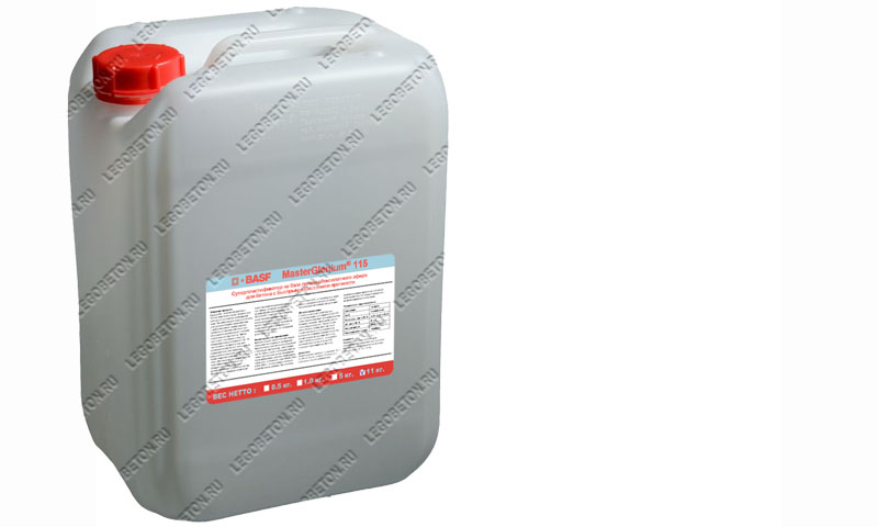 гиперпластификатор, пластификатор Glenium, MasterGlenium 115, пластификатор Глениум жидкий