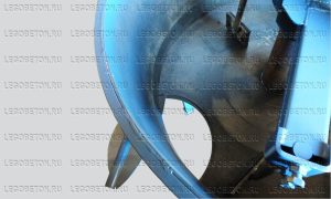 разгрузочный люк растворосмесителя, люк нижней выгрузки раствора бетоносмесителя