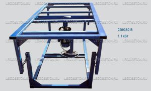 вибростол ГВС(Б)-02 с горизонтальной вибрацией, купить вибростол ГВС(Б)-02 для тротуарной плитки, недорогой вибростол ГВС(Б)-02 купить в Москве, вибростол ГВС(Б)-02 для плитки