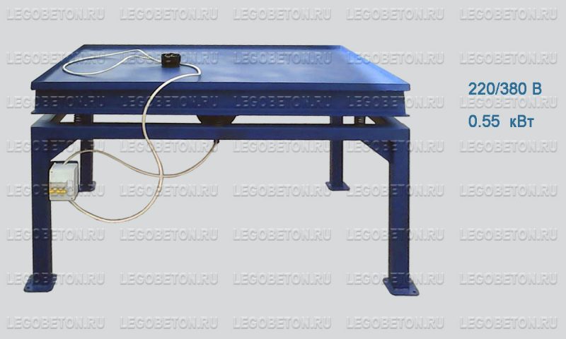 фронт-вибростол ВВС(Б)-04 с вертикальным типом вибрации вибростол ВВС(Б)-04 купить в москве, фото вибростола ВВС(Б)-04, вибростол ВВС(Б)-04 для тротуарной плитки