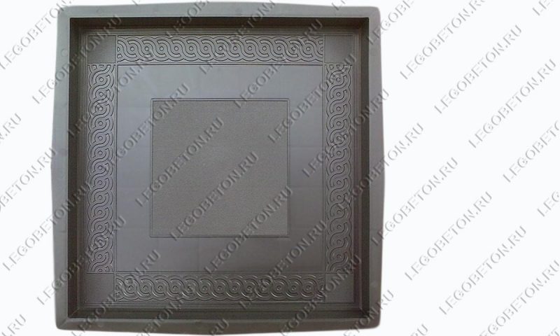 форма для плитки квадрат восточный 72/17