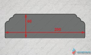 2.030. Форма «Перила балюстрады радиусные №1 (R-185)» — изображение 3