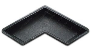 2.011. Форма "Бумеранг" (шагрень, 32.5х9.5х6)