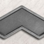 форма пластиковая для тротуарной плитки "бумеранг" шагрень толщина 4 см купить в Москве