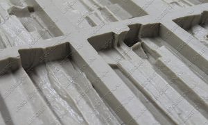 4.080. Форма для плитки под искусственный камень "Сланец фигурный (угол)" [F010B] — изображение 3