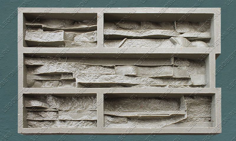 Форма для плитки под искусственный камень "Тонкий пласт - 1" LB180-02