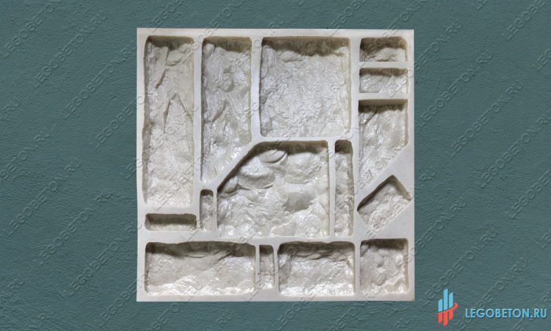 f130b_форма утес-2w полиуретановая форма для камня Утес-2 купить в москве