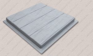 2.144. Форма "Квадрат «Четыре доски» (40х40х4)" — изображение 3