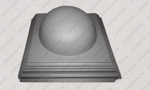 2.204. Форма "Навершие забора №8 «Полушарие малое»" [4.301] — изображение 4