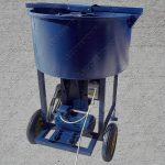 растворосмеситель принудительный для бетона РПДВ-200 вертикальный на 200 литров вертикальный - фото