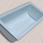 форма парковочный бордюр для изготовления ограждения из бетона