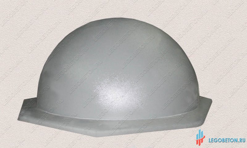 форма для полусферы 600х300-1 пластиковая форма для изготовления полусферы 600х300 из бетона