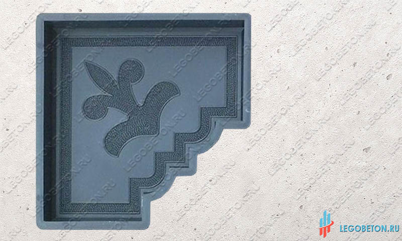 форма краковский клевер (угол)-1 форма для плитки краковский клевер угол