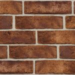 фосадная плитка под кирпич с кислотно-обьемной окраской - коричневая R013