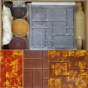 Наборы для изготовления тротуарной плитки