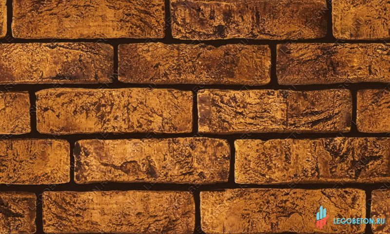 плитка под кирпич "Заводской" - Желтый-R003 плитка под кирпич "Заводской" - кислотная окраска - желтый 003