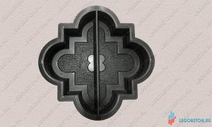 2.071. Форма "Клевер Краковский (половинка, малый)" [1/3ПМ]