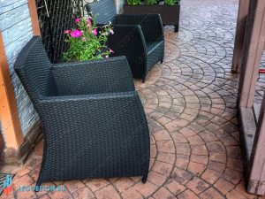 штамп для печатного бетона Веер купить в Москве