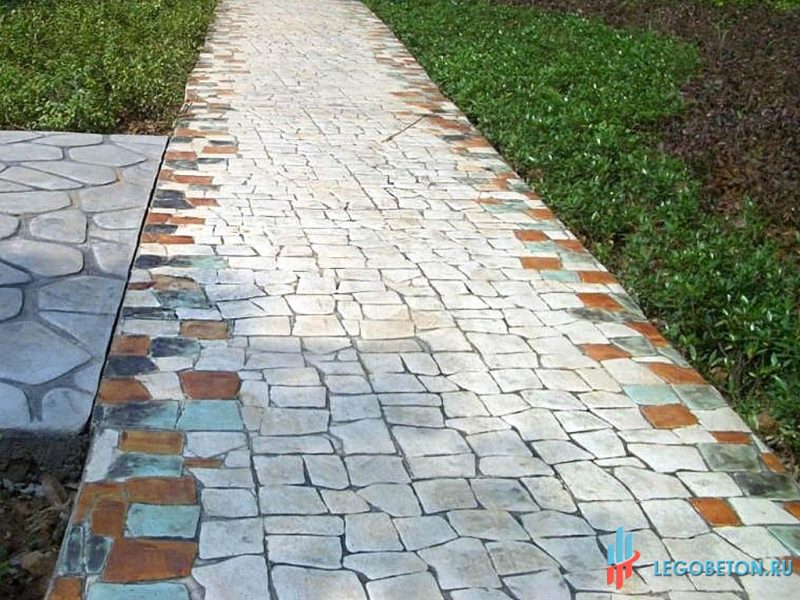 Штампованный бетон гранит-3