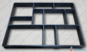 пластиковая форма для изготовления садовой дорожки "Старый город" купить в Москве