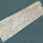 штамп для печатного бетона бордюр венецианский алмаз купить в Москве