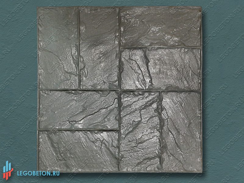 штамп для печатного бетона - двойная брускатка - f3140-1 резиновый штамп для печатного бетона - двойная брускатка - f3140 купить в Москве