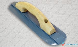 Терка ручная малая закругленная (350х80) для печатного бетона купить в москве