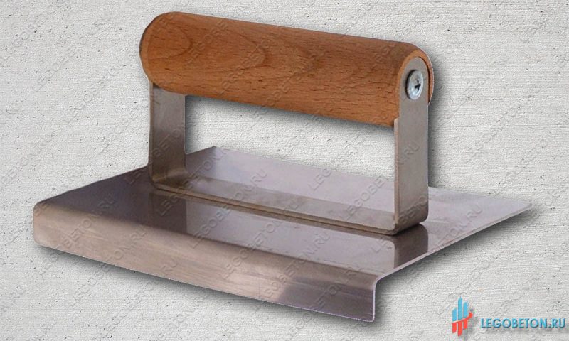 Кромкогиб прямой (кельма) Кромкогиб прямой для печатного бетона купить в москве, кельма угловая