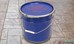 купить матовый упрочняющий лак для бетона и камня А-25 matt в Москве