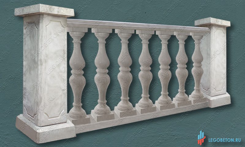 комплект пластиковых форм балюстрады с балясиной-6 купить в Москве