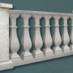 комплект пластиковых форм балюстрады с балясиной-8 купить в Москве