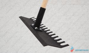 Ручной бетоноукладчик грабли для печатного бетона купить в Москве