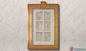 купить комплект пластиковых форм для изготовления наличников окна с замком