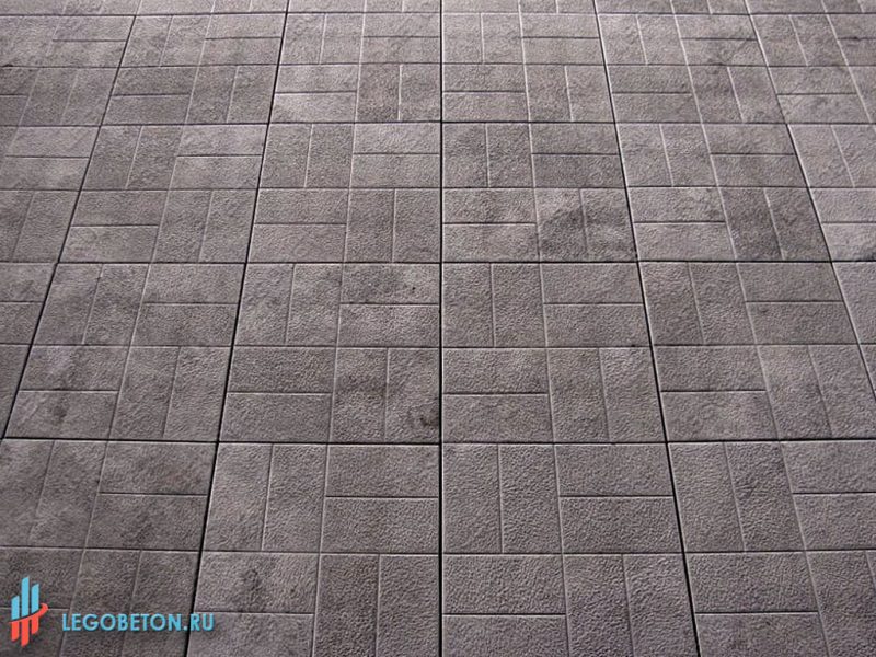 печатный бетон - 8 кирпичей купить штамп