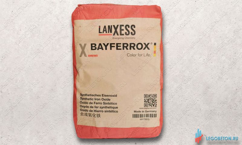 купить в москве неорганический красный пигмент Bayferrox 130 в мешках