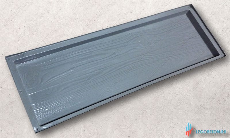 пластиковая форма доска-4 размер 100х30х3-1 пластиковая форма доска-4 размер 100х30х3 с фактурой дерева купить в москве