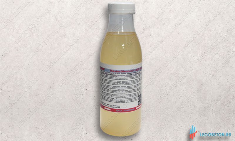гиперпластификатор для ЖБИ и упрочненных полов MasterGlenium 808 (0.5л) гиперпластификатор для ЖБИ и упрочненных полов MasterGlenium 808 (0.5л) купить в Москве