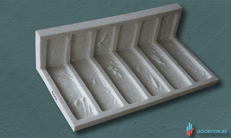 резиновая форма для плитки под кирпич Заводской литой угол-1 резиновая форма для плитки под кирпич Заводской литой угол купить в москве