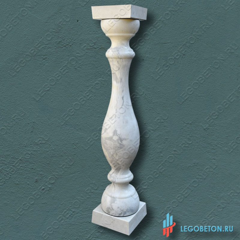 балясина из бетона №9 с монтажными стаканами