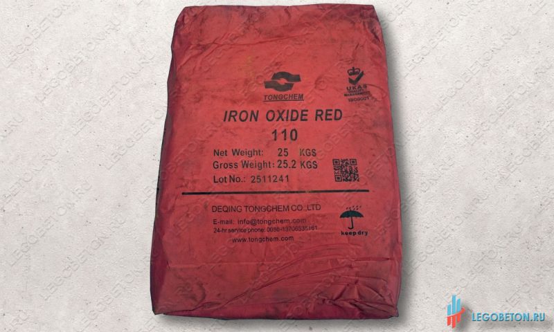 купить со склада в москве пигмент красный 110 китай в мешке 25 кг (Tongchem)