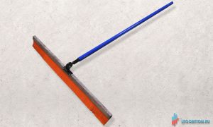 купить в москве и с доставкой по России профессиональную щетку для браширования бетона с поворотным механизмом под ручку