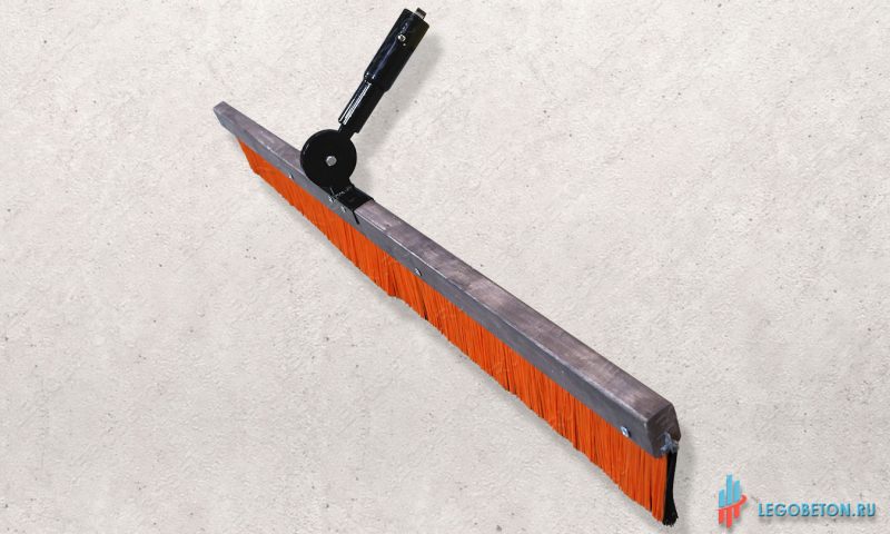 щетка для браширования бетона двойной жесткости с поворотным механизмом купить в Москве или с отправкой по России с НДС