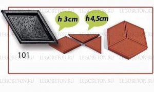 2.009. Форма "Ромб (гладкий)" [10/2] — изображение 4